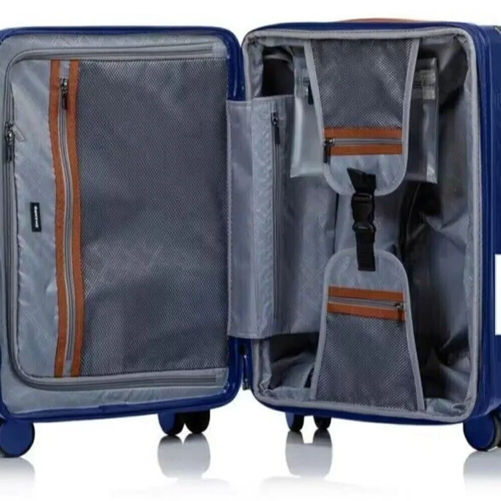 Champs Vintage Air 28 in Hardside Luggage Suitcase with Spinner Wheels